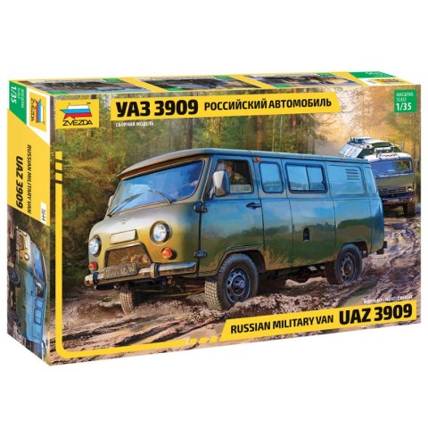 Zvezda 3644 Russian Miliatary Van UAZ 3909 1/35