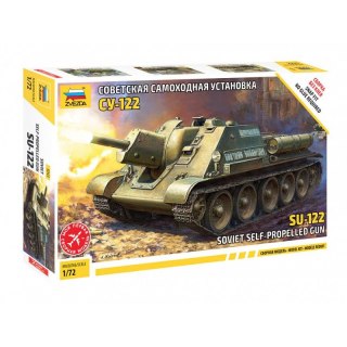Zvezda 5043 SU-122 Soviet Self-Propelled Gun 1/72