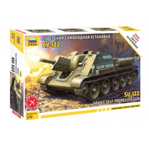 Zvezda 5043 SU-122 Soviet Self-Propelled Gun 1/72