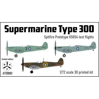 IBG A720002 Supermarine Type 300 Spitfire Prototype K5054 First Flights