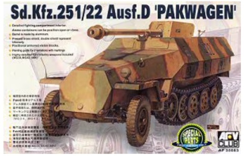 AFV Club AF35083 Sd.Kfz 251/22 Ausf.D Pakwagen