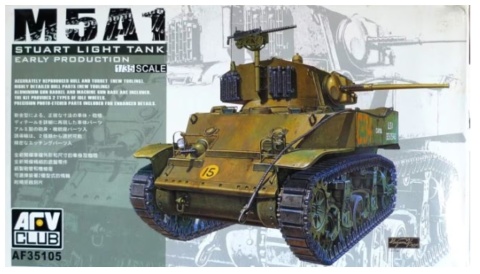 AFV Club AF35105 M5A1 Sturd Light Tank ( Early)