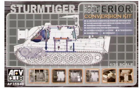 AFV Club AF35S40 Sturmtiger Interior