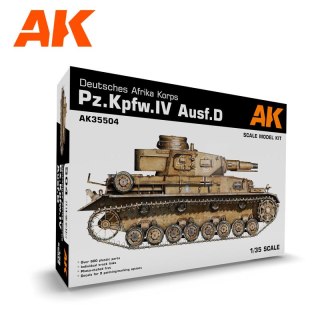 AK Interactive 35504 Pz.Kpfw.IV Ausf. D Deutsches Afrika Korps