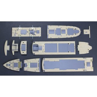 Hasegawa 72151 QG51 1/350 Hikawamaru Wooden Deck