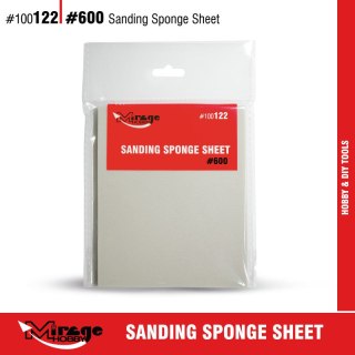 Mirage 100122 Sanding Sponge Sheet #600