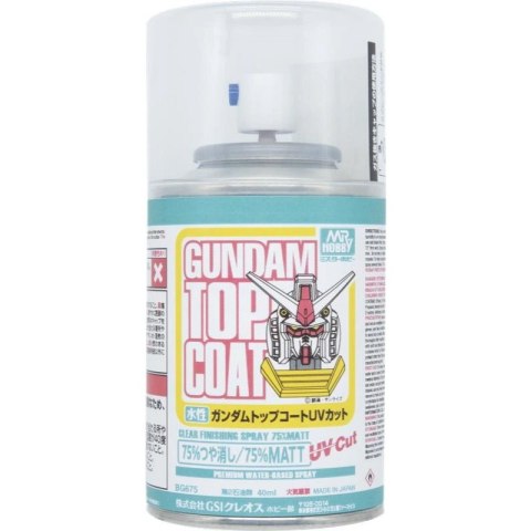 Mr.Hobby BG675 Gundam Top Coat Clear Finishing Spray