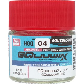 Mr.Hobby HGQ04 Aqueous Gundam Color GQuuuuuuX Red