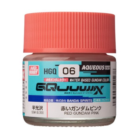 Mr.Hobby HGQ06 Aqueous Gundam Color GQuuuuuuX Red Gundam Pink