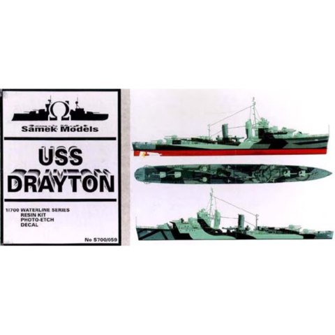 ROP o.s. S700/059 Destroyer USS Drayton 1944
