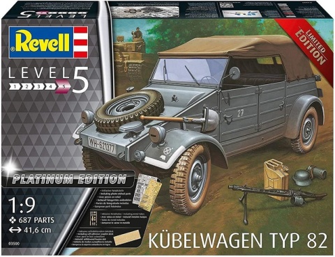 Revell 03500 Kubelwagen Typ 82 Platinum Edition 1/9