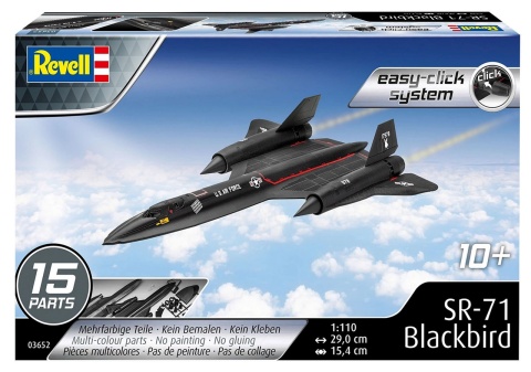 Revell 03652 Lockheed SR-71 Blackbird Easy-Click-System 1/110
