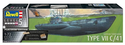 Revell 05163 1/72 German Submarine T. VII C41