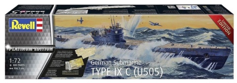 Revell 05180 1/72 Type IX C (U505) "Platinum Edition"