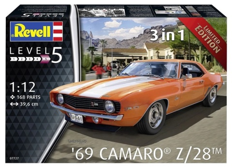 Revell 07727 1/12 '69 Camaro Z/28