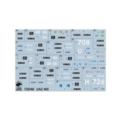 Toro 72D48 1/72 UAZ 469 w Polsce