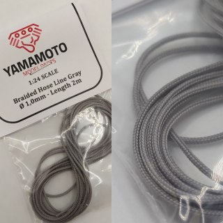 Yamamoto YMPTUN67 Braided Hose Linie Silver/Gray 1,0mm 2 m