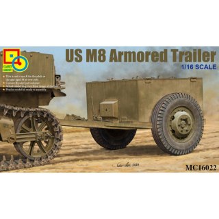 Classy 16022 US M8 Armored Trailer