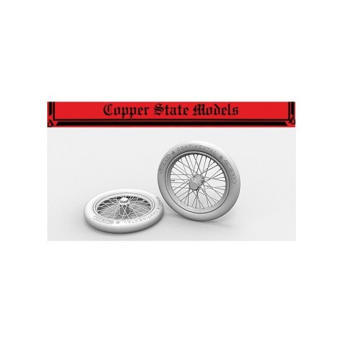 Copper State Models A32-007 German 760 x 100 Spoked Wheels