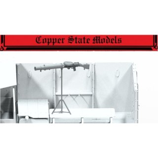 Copper State Models A35-059 Lewis MG with AA Stand