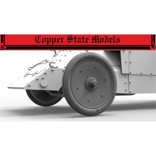 Copper State Models A35-067 Front Treugolnik "Elka" Smooth Tread Tires