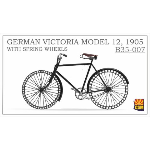 Copper State Models B35-007 German Bicycle with Spring Wheels