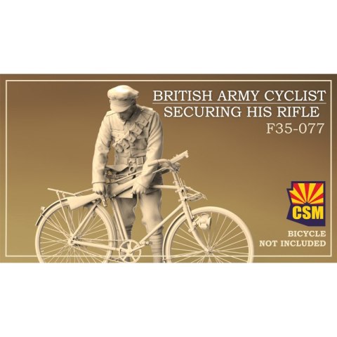 Copper State Models F35-077 British Army Cyclist Securing his Rifle