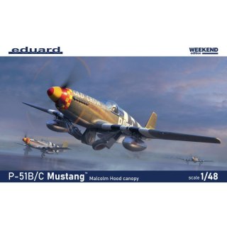 Eduard 84214 P-51 B/C Mustang Malcolm Hood Canopy Weekend Edition 1/48