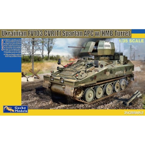 Gecko Models 35GM0052 Ukrainian FV103 CVR(T) Spartan APC w/ HMB Turret