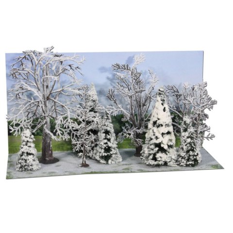 Heki 2101 Snowy Trees and Firs 7-14 cm (10 pcs)