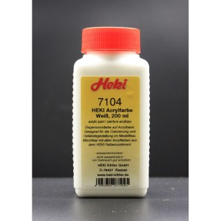 Heki 7104 Acrylic Paint White 200 ml