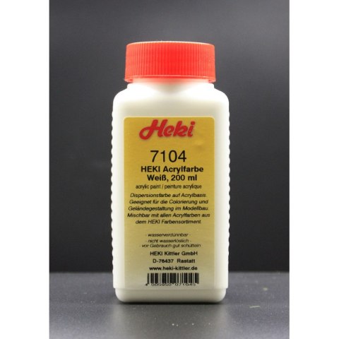 Heki 7104 Acrylic Paint White 200 ml
