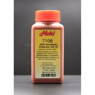 Heki 7106 Acrylic Paint Auburn 200 ml