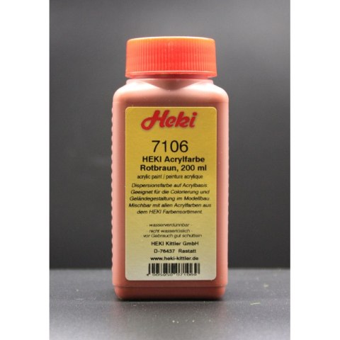 Heki 7106 Acrylic Paint Auburn 200 ml
