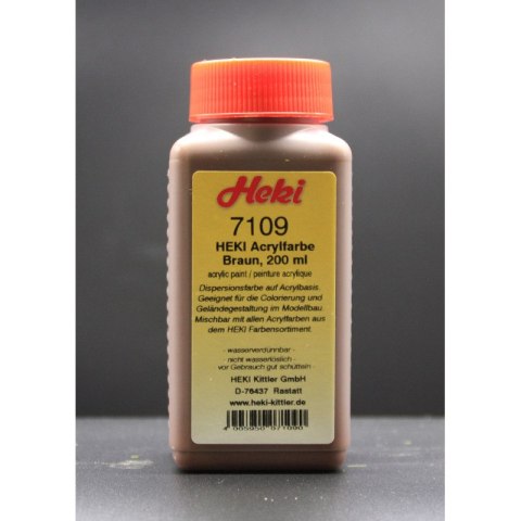Heki 7109 Acrylic Paint Brown 200 ml