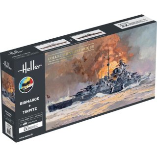 Heller 55078 Starter Kit - Bismark + Tirpitz