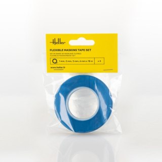 Heller 99014 Flexible Masking Tape Set (1, 2, 3, 6 mm x 18 m)