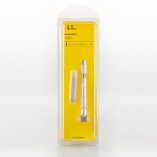 Heller 99019 Hand Drill With Five Drills (1, 1,2, 1,4, 1,5, 1,8 mm)