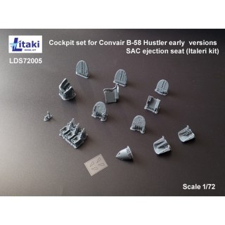 Litaki LDS72005 Cockpit Set for Convair B-58 Hustler Early (Italeri)