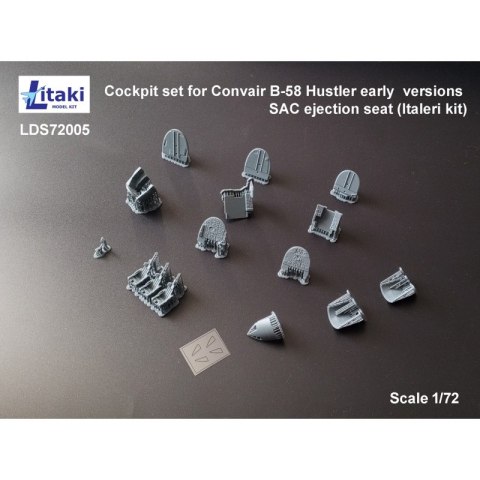 Litaki LDS72005 Cockpit Set for Convair B-58 Hustler Early (Italeri)