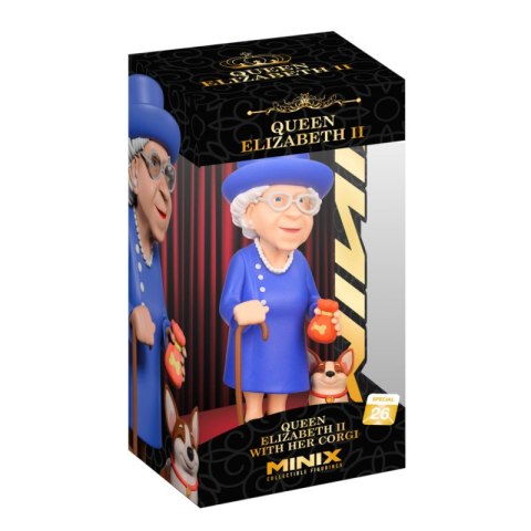 MINIX 24803 QUEEN ELIZABETH QUEEN ELIZABETH II WITH CORGI