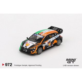 MINI GT 00972 Blister HYUNDAI I20 N RALLY 1 #11 T.Neuville Rally Croatia 2023 - Blister
