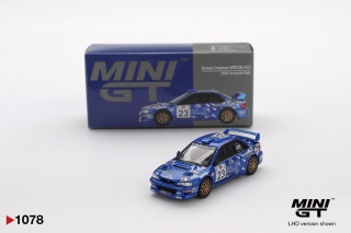 MINI GT 01078 SUBARU IMPREZA WRC99 #23 T.Arai Acropolis Rally 2000