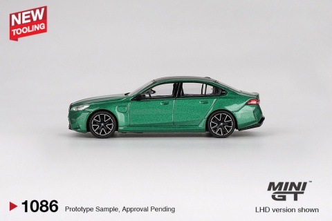 MINI GT 01086-BL BMW M5 (G90) 2024 Isle of Man Green metallic