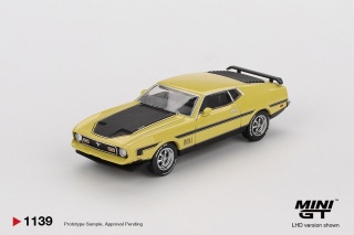 MINI GT 01139 FORD MUSTANG MACH1 1971 Grabber Yellow