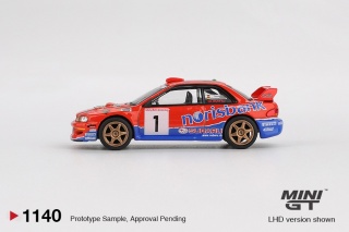 MINI GT 01140 SUBARU IMPREZA WRC97 #1 A.Kremer DRM Champion 1999