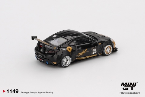 MINI GT 01149 TOYOTA GR86 LB Nation 2025 Black/Gold