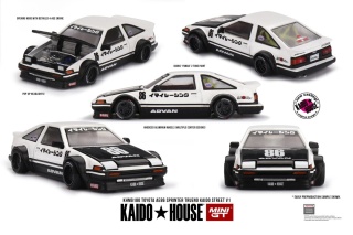 Mini GT KHMG180 Kaido House 180 Toyota AE86 Sprinter Trueno Kaido Street V1