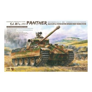 Meng TS-054 Sd.Kfz. 171 Panther Ausf. G Late w/FG1250 Active Infraded Night Vision System