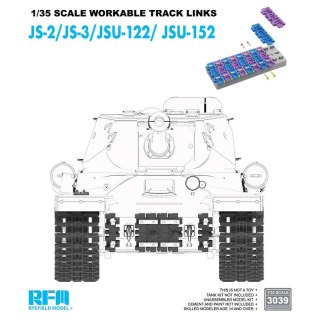 RFM 3039 Workable Track Links JS-2/JS-3/JSU-122/JSU-152